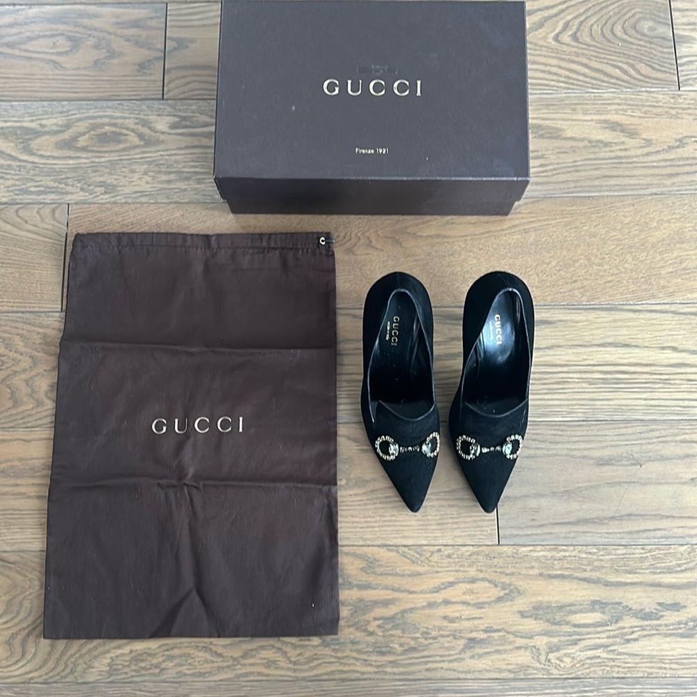 Stunning Gucci Fancy Horse bit Pumps